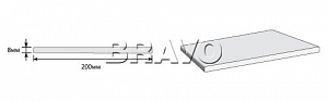Товар Добор 2070x200x8 BRK1188