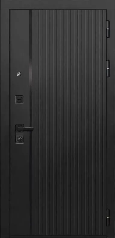 Фото Дверь ДвериПРО L-45 ФЛ-256 (10мм, бетон пепельный) DPRO195377